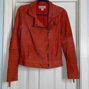 Suede Lucky Brand Moto Jacket